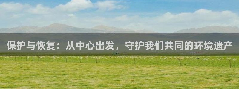 新宝gg3：保护与恢复：从中心出发，守护我们共同的环境遗产